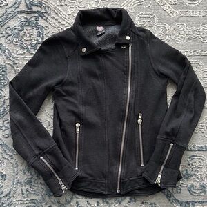 Junior's Charcoal Gray Zippered Jacket